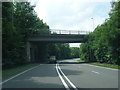 A54 passing under Rilshaw Lane in CW7 4FS