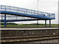 Footbridge at Leuchars station in KY16 0XJ