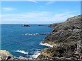 Rocky coastline west of Rhoscolyn in LL65 2NX