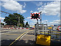 The level crossing at Brimsdown station in EN3 7NJ