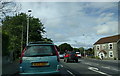 Traffic on the A38 at Churchill in BS25 5NE