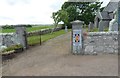 St Philip's kirkyard gate, Catterline in AB39 2TY