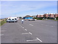 Beach Car Park Scene in SO41 0NF