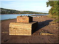Brick structure beside the Teign estuary in TQ12 4RT