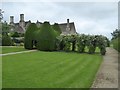 Topiary in garden of Great Chalfield Manor in SN12 8NL