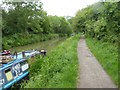 Canal towpath on edge of Bradford-on-Avon in BA15 2DZ