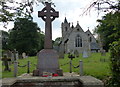St Andrew's church and war memorial in Ringstead (King's Lynn and West Norfolk)