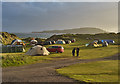Evening light over Sands campsite in IV21 2DL