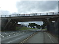 Bridge over the A3083, RNAS Culdrose in Rose-in-the-bush