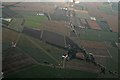Airstrip next to a windfarm north of Gedney Dyke: aerial 2017 in PE12 9NG