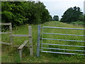 Gate and stile along the Nar Valley Way in PE34 3FN