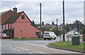 Road junction, Needham Market in IP6 8NW