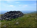 Cairn near the summit of King's Seat Hill in FK14 7PX