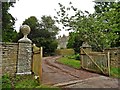 Entrance gateway, Ivy Thorn Manor in BA16 0TZ