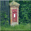 Postbox, Cox's Corner in Isle of Wight