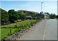 Todmorden Road, Summit, with quarry in the distance in OL15 9QQ