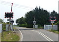 Mill Road level crossing in PE34 3HH