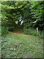 Footpath from the A46 to Painswick Old Road, Stroud in GL6 6AB
