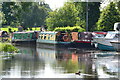 Narrowboats at Goytre in Goetre Fawr Community