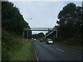 Foot bridge over Stoke Road (A38), Bromsgrove in B60 2HN