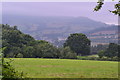 View over Crickhowell from canal bridge No. 111 in NP8 1HT