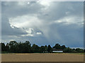 Stormy skies over Oadby in LE2 4FS