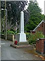 Stanley and Stanley Common war memorial in DE7 6FB