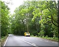 Lay-by by A39 in Loxley Wood in TA7 9LP