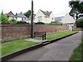 Lime Kiln Lane bench, Exmouth in EX8 2DT