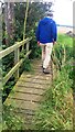 Footbridge over a field drain near Hovingham in YO62 4LQ