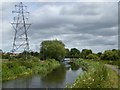 Power lines crossing Bridgwater and Taunton Canal in TA2 8PS