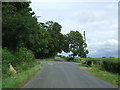 Crossroads near Saltoun Home Farm in EH34 5DS