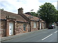 Old houses on Main Street, East Saltoun in EH34 5BF