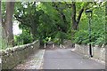 Start of path to Corstorphine Hill in EH12 6TU