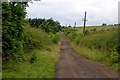 Farm road to Busbie Holdings, Crosshouse in Crosshouse