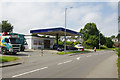 Parc Bach Service Station in Llanfair-Mathafarn-Eithaf Community
