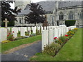 War graves at St Margaret's Church Bodelwyddan in LL18 5WS