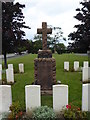 Memorial to Canadian soldiers in the churchyard of St Margaret's Bodelwyddan in LL18 5WS