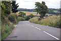 A3124 descending towards the A30 in EX17 5AZ