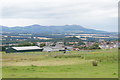 View over Gorebridge to the Pentlands in EH23 4GW