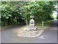 Stone urn near Knowehead Lodge, Pollok Country Park in G41 4BT