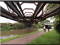 Disused Railway Bridge over the Shropshire Union Canal in CH65 4DW