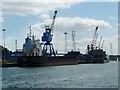 Unloading ships at ABP's Orwell Bulk Terminal in IP2 8LL