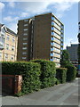 Block of flats off Lea Bridge Road (A104) in E10 7BH