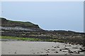 Rocks and low cliffs near North Sunderland Point in NE68 7PA
