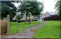 Footpath in Hatton of Fintray in AB21 0YG