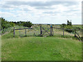 Gate on permissive path, RSPB Bluehouse Farm in North Fambridge
