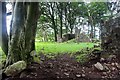 Ruins in the woods below Loudoun Hill in KA17 0LY
