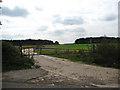 Gated concrete track leading to Muck Lane in NR13 6PR