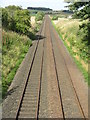 The railway at Dairsie in KY15 4RS